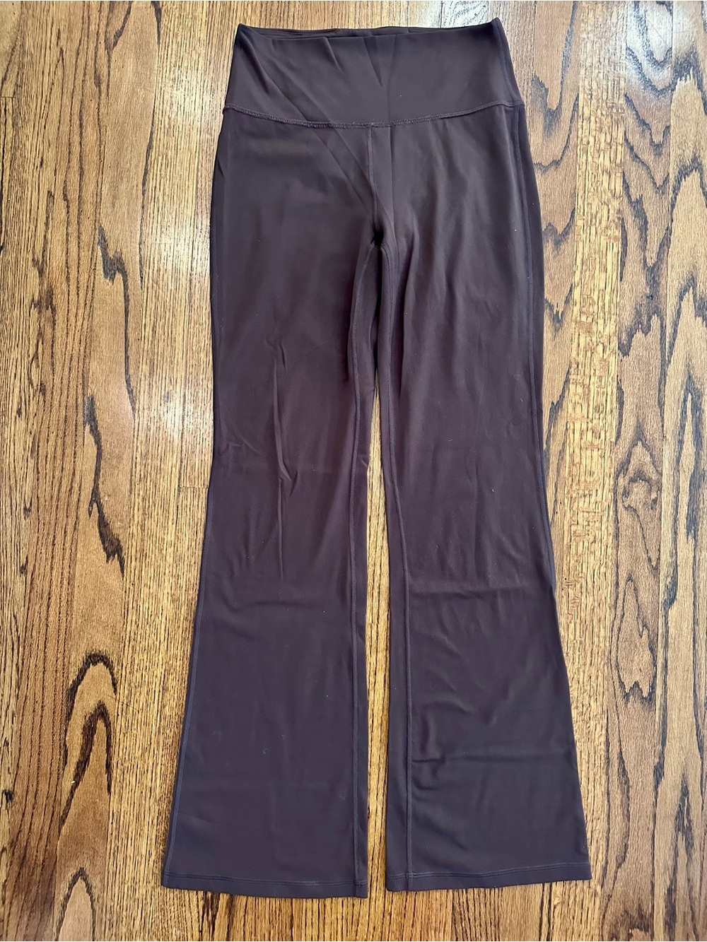 CRZ Yoga Dark Brown Butterluxe Flare Legging Yoga Pant - Medium